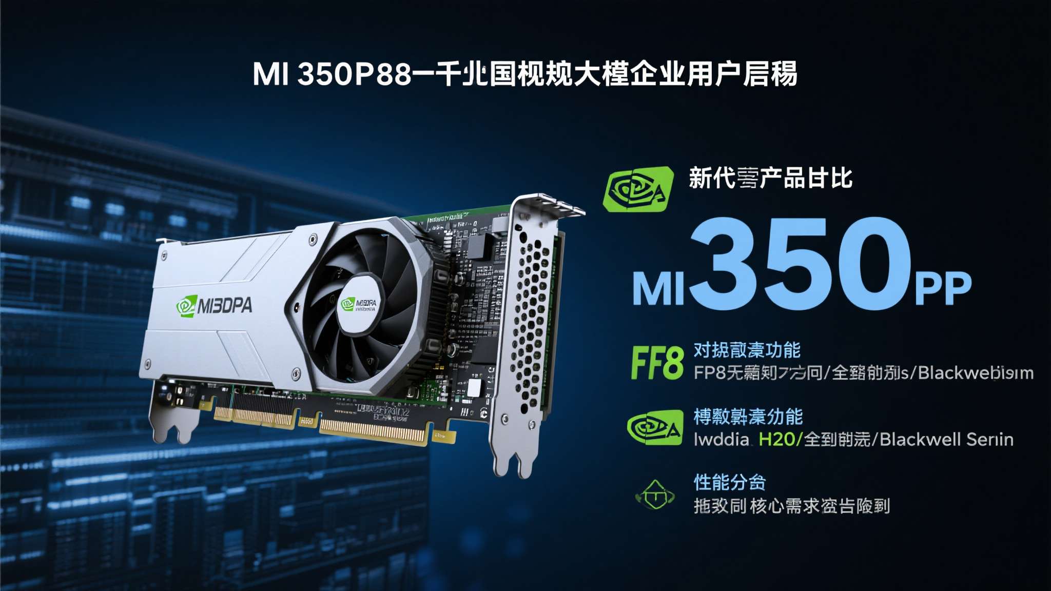 MI350P携开放软件栈上市 AMD高端AI卡对标英伟达! 与上一代产品相比,MI350P在FP8精度下的AI算力大幅提升,理论峰值性能直接